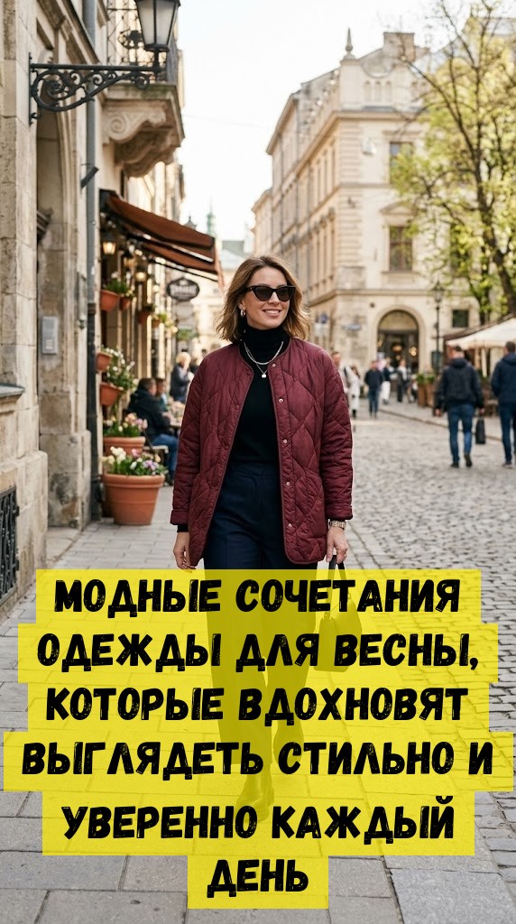 Модные сочетания одежды для весны, которые вдохновят выглядеть стильно и уверенно каждый день