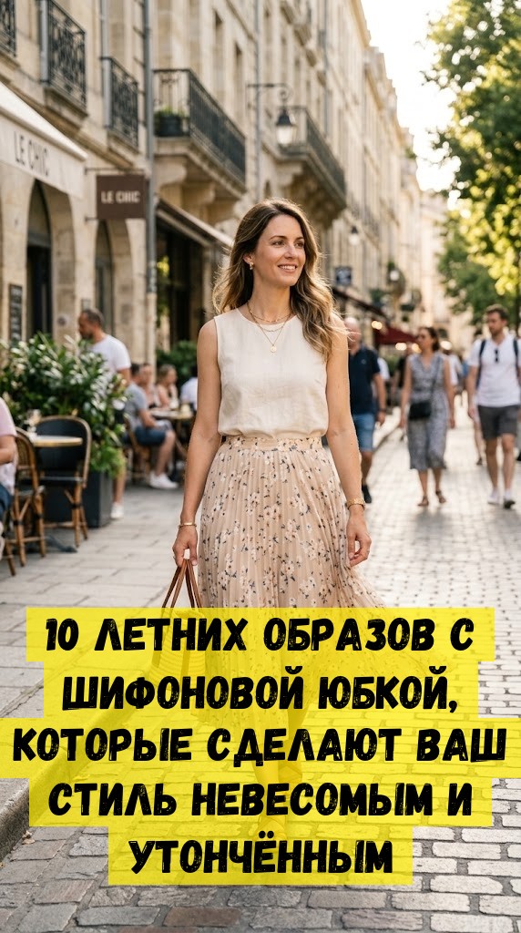 10 летних образов с шифоновой юбкой, которые сделают ваш стиль невесомым и утончённым 10 летних образов с шифоновой юбкой, которые сделают ваш стиль невесомым и утончённым