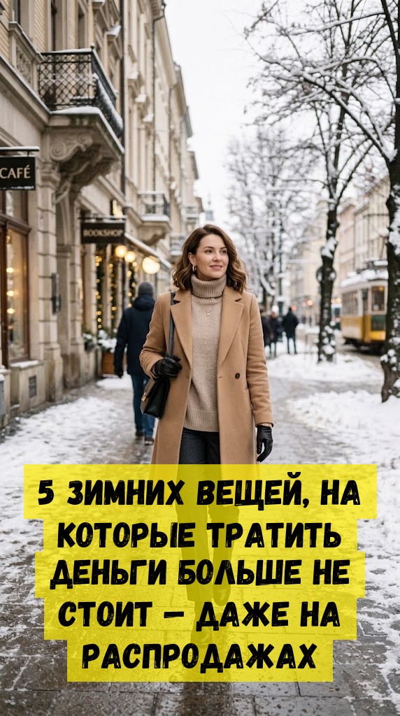 5 зимних вещей, на которые тратить деньги больше не стоит &mdash; даже на распродажах