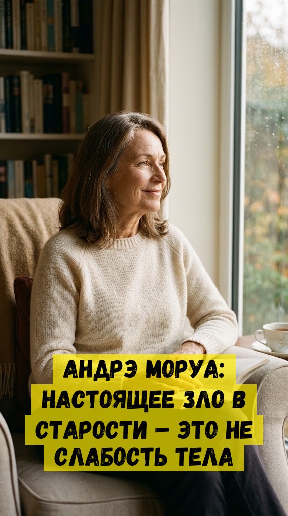 Андрэ Моруа: Настоящее зло в старости – это не слабость тела Андрэ Моруа: Настоящее зло в старости – это не слабость тела