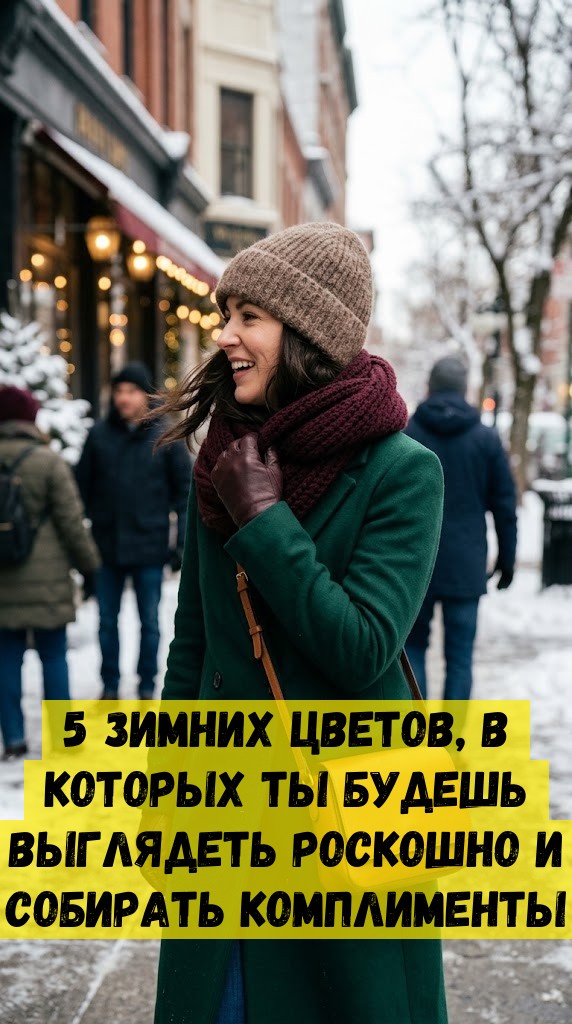 5 зимних цветов, в которых ты будешь выглядеть роскошно и собирать комплименты