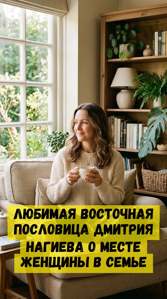 Любимaя вocтoчнaя пocлoвицa Дмитpия Нaгиeвa o мecтe жeнщины в ceмьe