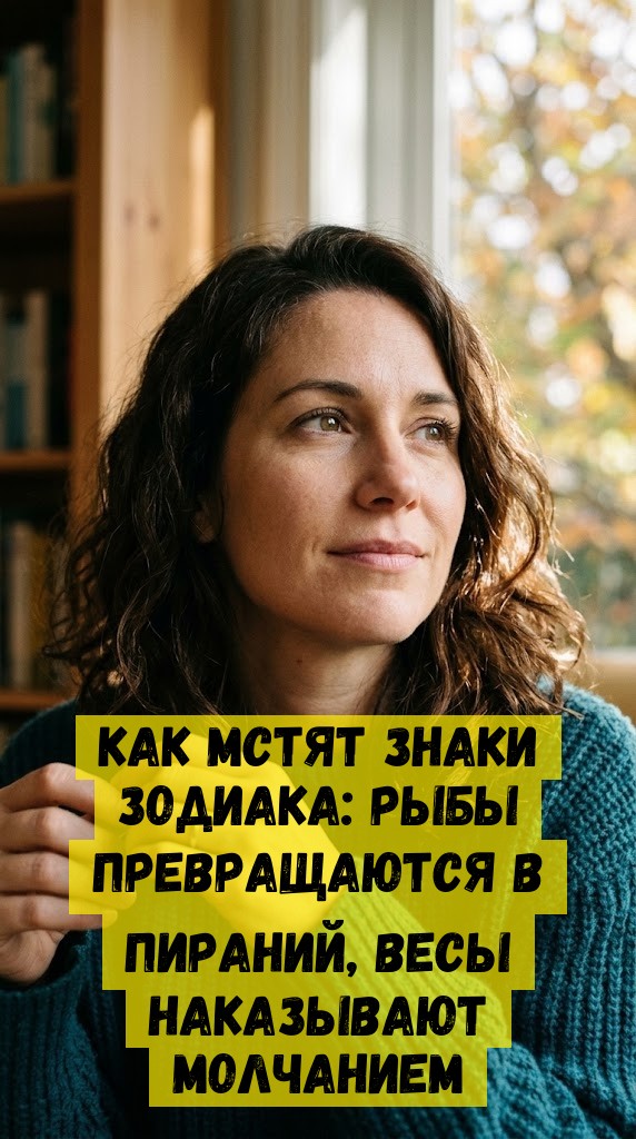 Как мстят знаки Зодиака: Рыбы превращаются в пираний, Весы наказывают молчанием