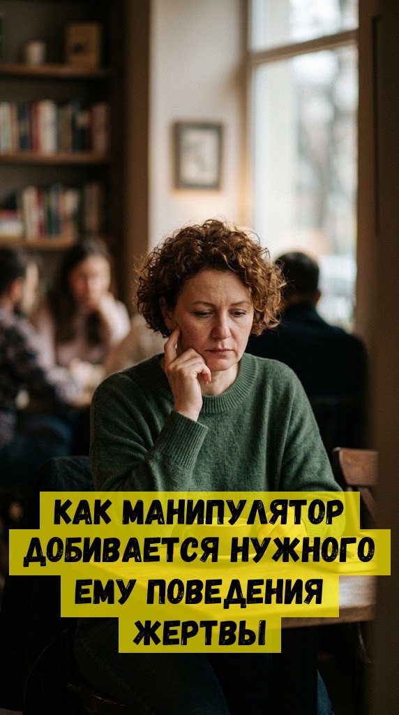 Как манипулятор добивается нужного ему поведения жертвы