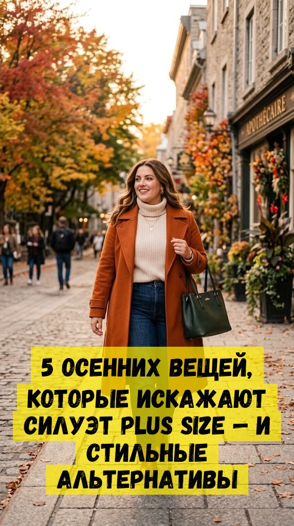 5 осенних вещей, которые искажают силуэт plus size &mdash; и стильные альтернативы