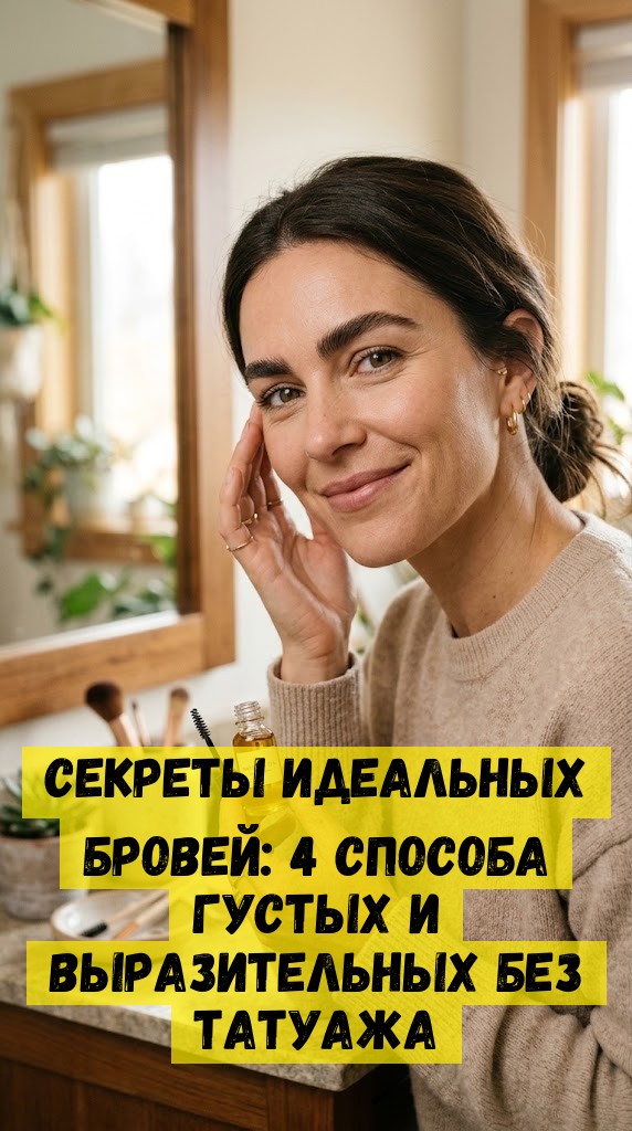 Секреты идеальных бровей: 4 способа густых и выразительных без татуажа Секреты идеальных бровей: 4 способа густых и выразительных без татуажа