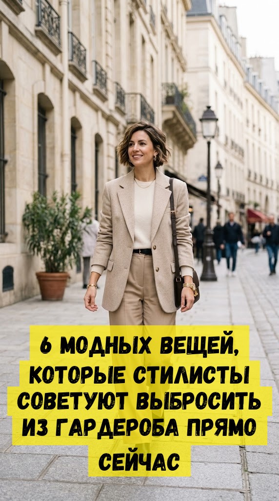 6 модных вещей, которые стилисты советуют выбросить из гардероба прямо сейчас