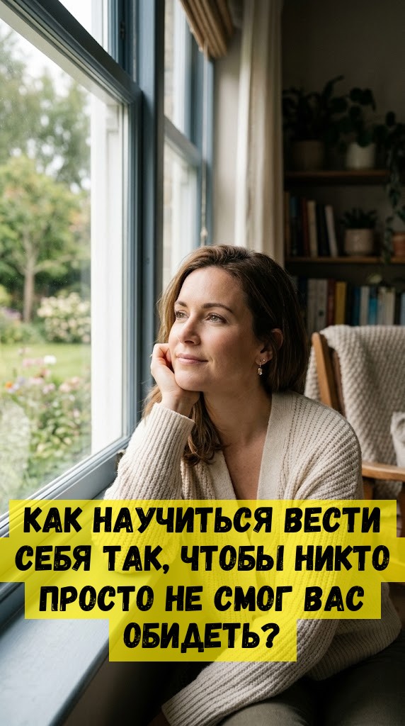 Как научиться вести себя так, чтобы никто просто не смог вас обидеть?