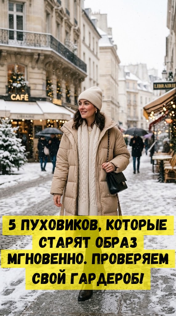 5 пуховиков, которые старят образ мгновенно. Проверяем свой гардероб!