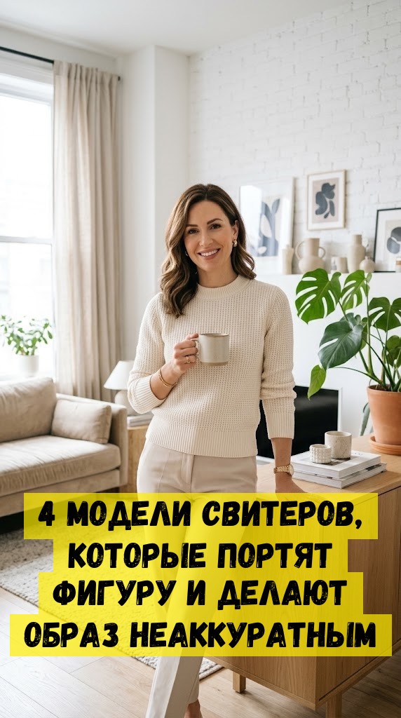 4 модели свитеров, которые портят фигуру и делают образ неаккуратным 4 модели свитеров, которые портят фигуру и делают образ неаккуратным