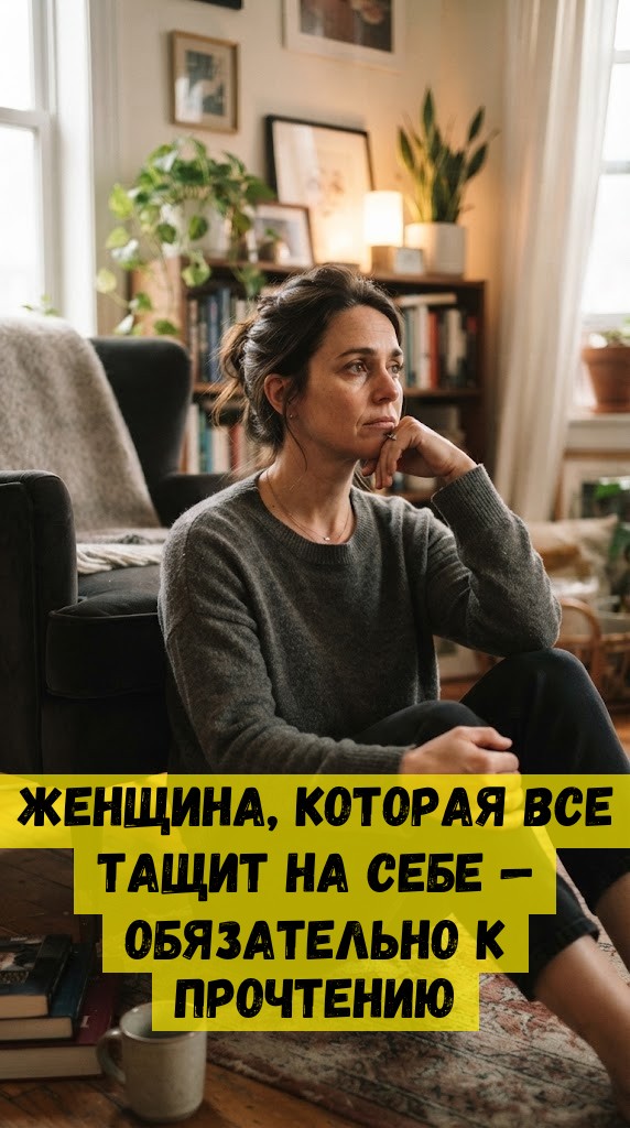 Женщина, которая все тащит на себе — обязательно к прочтению Женщина, которая все тащит на себе — обязательно к прочтению