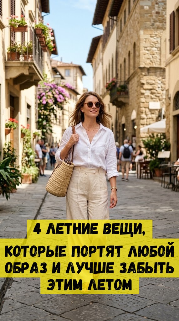 4 летние вещи, которые портят любой образ и лучше забыть этим летом