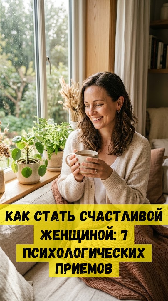 Как стать счастливой женщиной: 7 психологических приемов