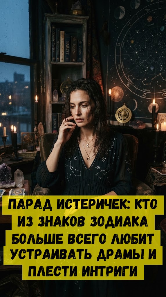 Парад истеричек: кто из знаков Зодиака больше всего любит устраивать драмы и плести интриги