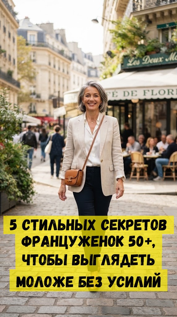5 стильных секретов француженок 50+, чтобы выглядеть моложе без усилий 5 стильных секретов француженок 50+, чтобы выглядеть моложе без усилий