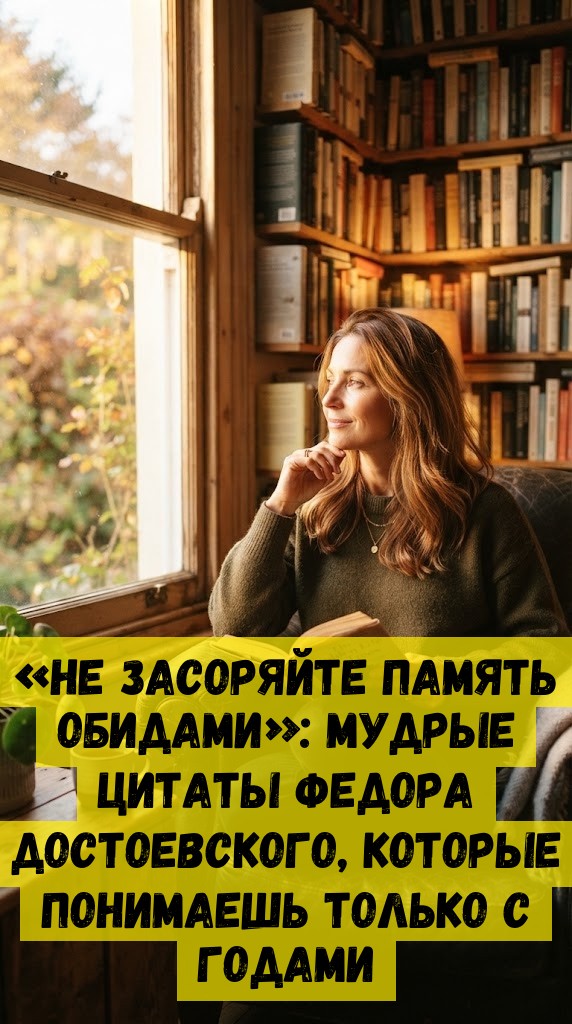 «Не засоряйте память обидами»: мудрые цитаты Федора Достоевского, которые понимаешь только с годами «Не засоряйте память обидами»: мудрые цитаты Федора Достоевского, которые понимаешь только с годами