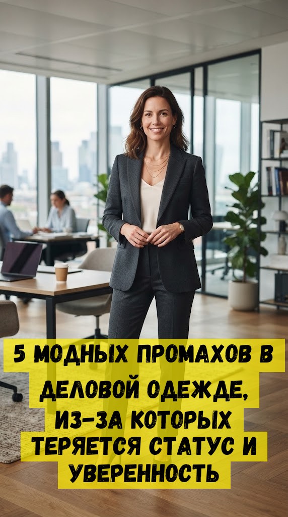 5 модных промахов в деловой одежде, из-за которых теряется статус и уверенность 5 модных промахов в деловой одежде, из-за которых теряется статус и уверенность