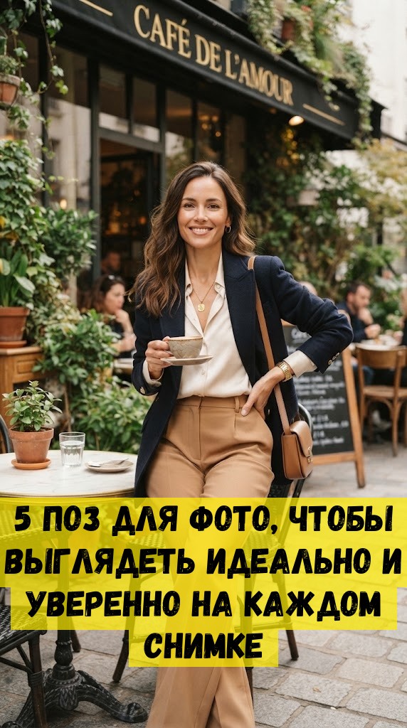 5 поз для фото, чтобы выглядеть идеально и уверенно на каждом снимке 5 поз для фото, чтобы выглядеть идеально и уверенно на каждом снимке