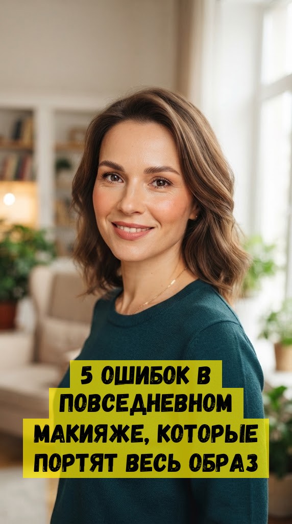 5 ошибок в повседневном макияже, которые портят весь образ