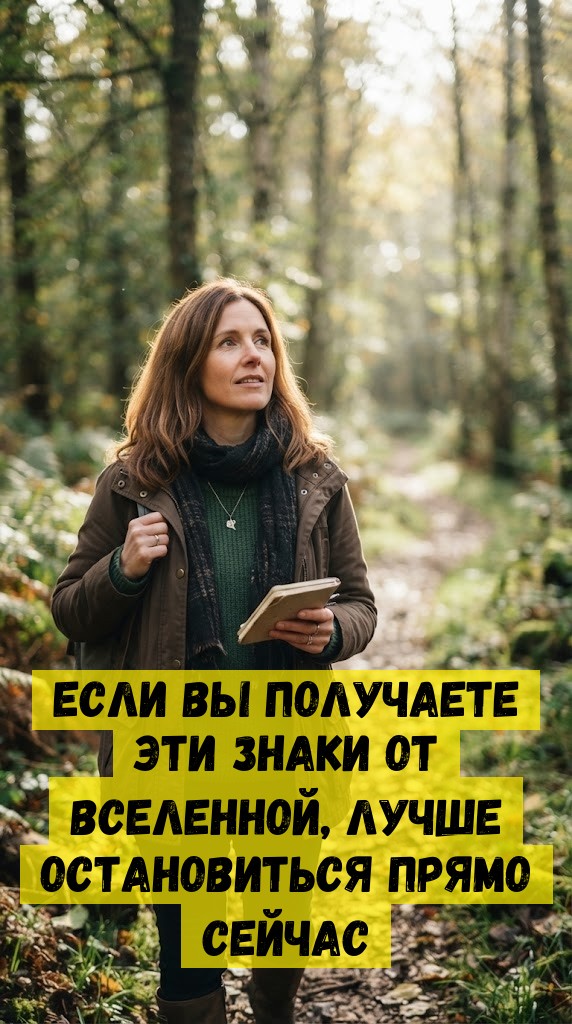 Если вы получаете эти знаки от Вселенной, лучше остановиться прямо сейчас Если вы получаете эти знаки от Вселенной, лучше остановиться прямо сейчас