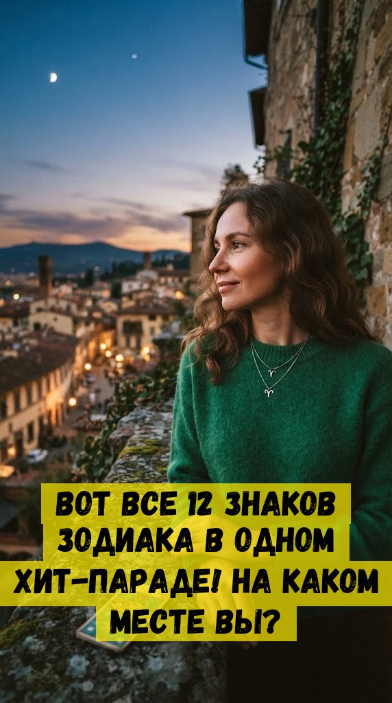 Вот все 12 знаков Зодиака в одном хит-параде! На каком месте вы?