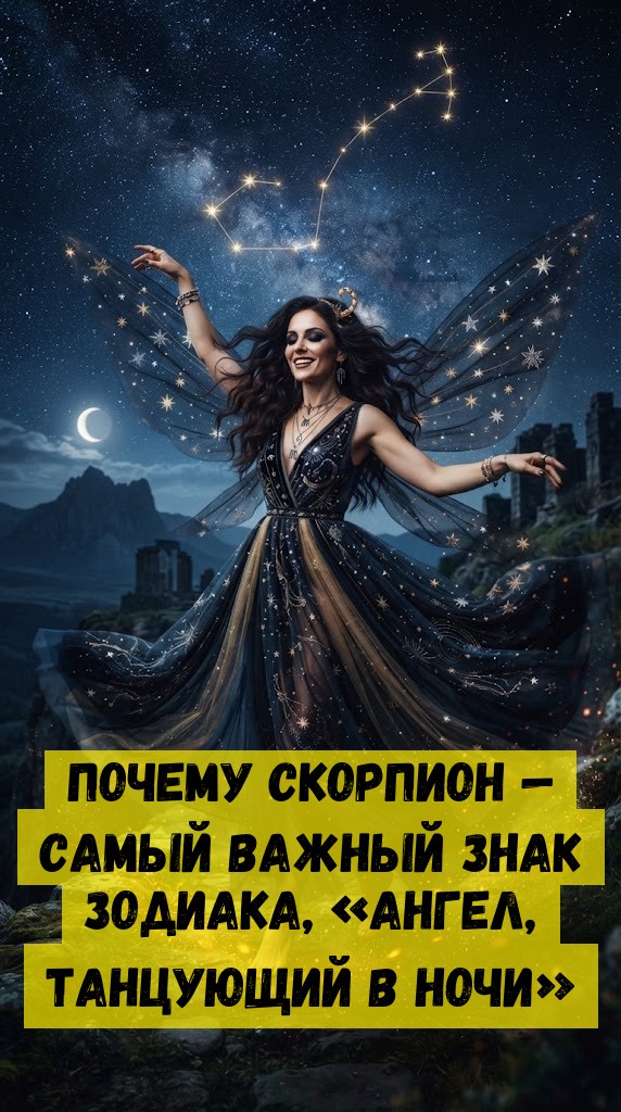 Почему Скорпион — самый важный знак Зодиака, «ангел, танцующий в ночи» Почему Скорпион — самый важный знак Зодиака, «ангел, танцующий в ночи»