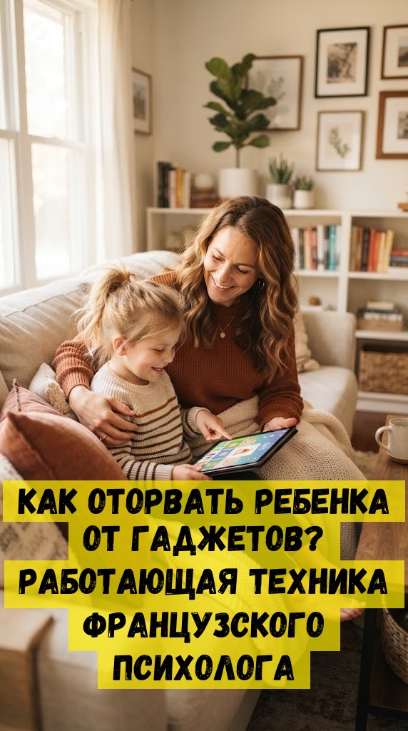 Как оторвать ребенка от гаджетов? Работающая техника французского психолога Как оторвать ребенка от гаджетов? Работающая техника французского психолога