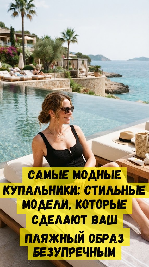 Самые модные купальники: стильные модели, которые сделают ваш пляжный образ безупречным