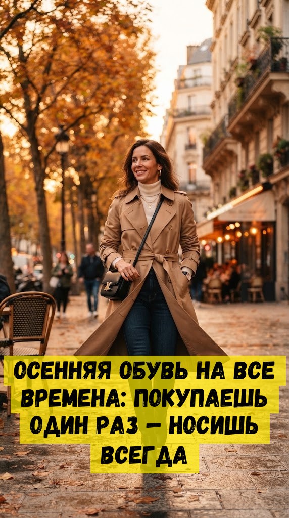 Осенняя обувь на все времена: покупаешь один раз &mdash; носишь всегда