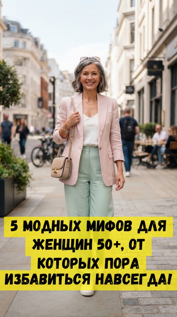 5 модных мифов для женщин 50+, от которых пора избавиться навсегда!