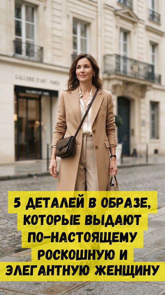 5 деталей в образе, которые выдают по-настоящему роскошную и элегантную женщину