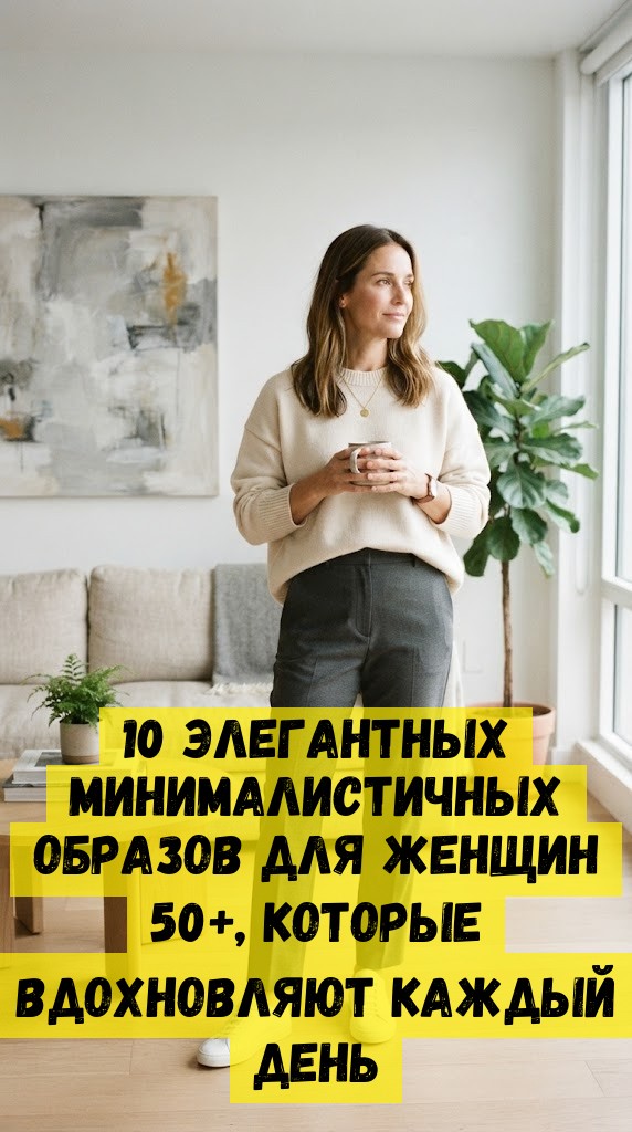 10 элегантных минималистичных образов для женщин 50+, которые вдохновляют каждый день 10 элегантных минималистичных образов для женщин 50+, которые вдохновляют каждый день