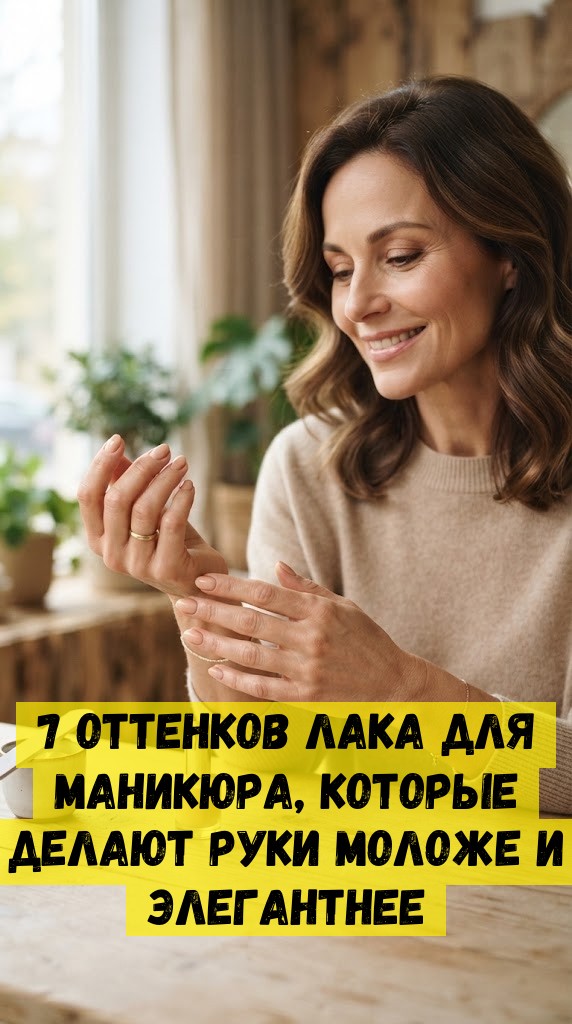 7 оттенков лака для маникюра, которые делают руки моложе и элегантнее 7 оттенков лака для маникюра, которые делают руки моложе и элегантнее