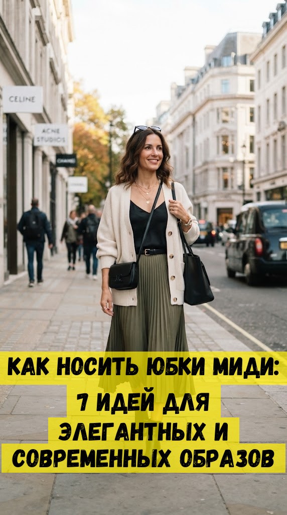 Как носить юбки миди: 7 идей для элегантных и современных образов
