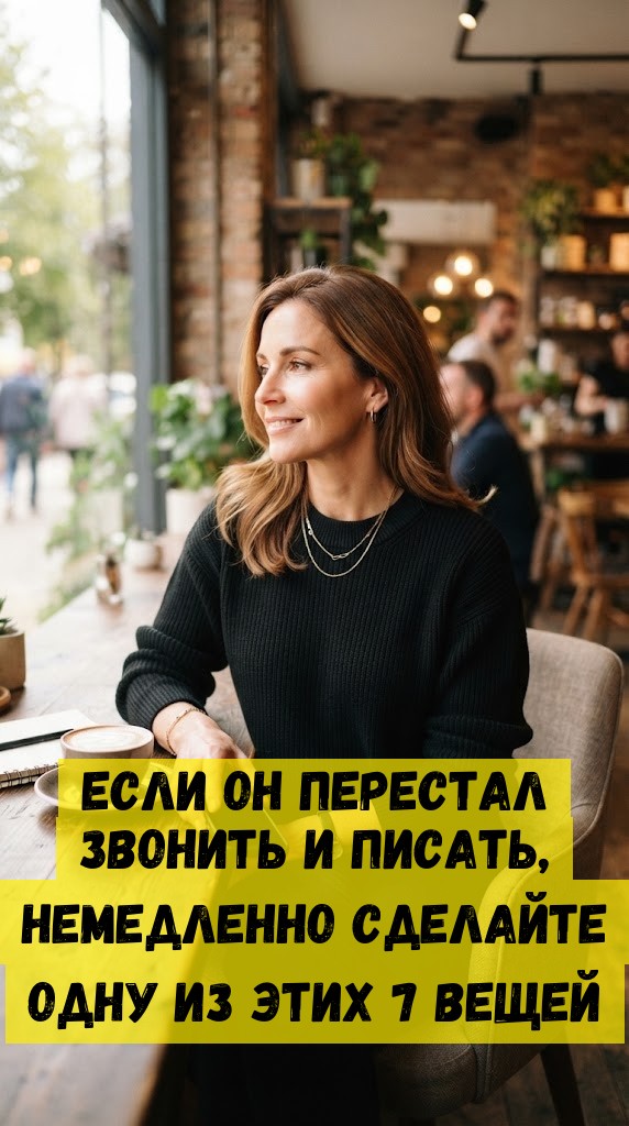 Если он перестал звонить и писать, немедленно сделайте одну из этих 7 вещей