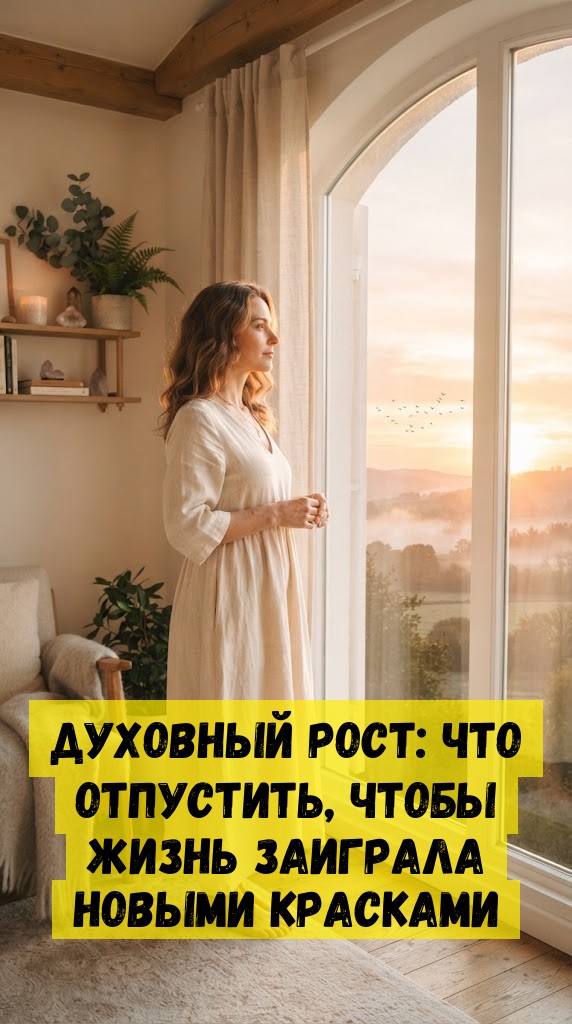 Духовный рост: что отпустить, чтобы жизнь заиграла новыми красками