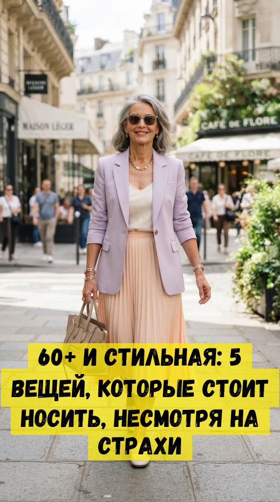 60+ и стильная: 5 вещей, которые стоит носить, несмотря на страхи