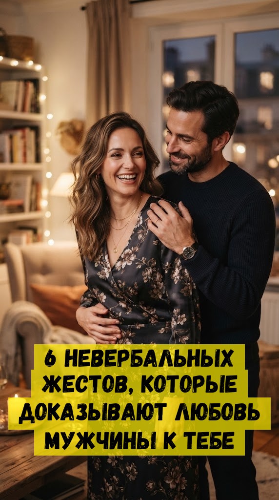 6 невербальных жестов, которые доказывают любовь мужчины к тебе