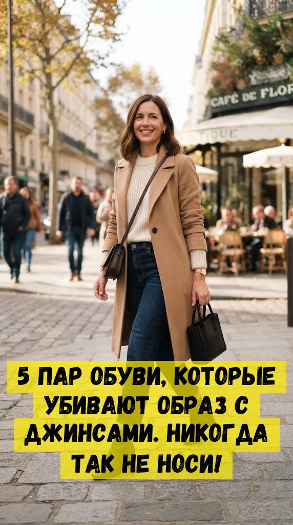5 пар обуви, которые убивают образ с джинсами. Никогда так не носи! 5 пар обуви, которые убивают образ с джинсами. Никогда так не носи!