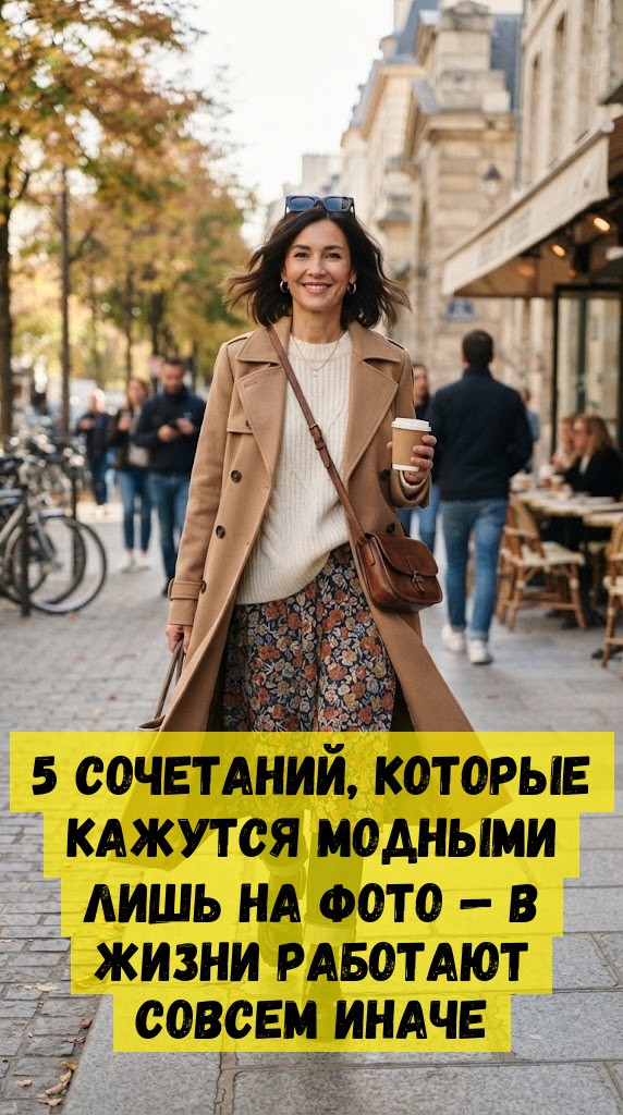 5 сочетаний, которые кажутся модными лишь на фото &mdash; в жизни работают совсем иначе
