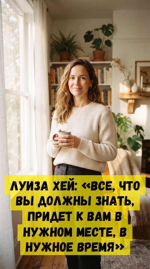 Луиза Хей: «Все, что вы должны знать, придет к вам в нужном месте, в нужное время» Луиза Хей: «Все, что вы должны знать, придет к вам в нужном месте, в нужное время»