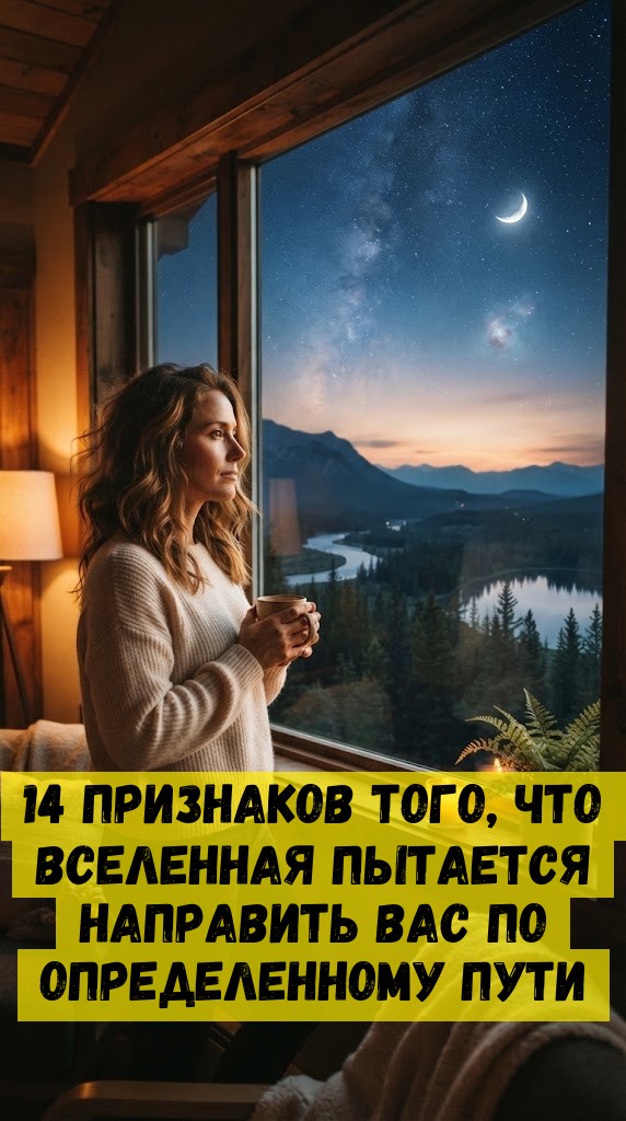14 признаков того, что Вселенная пытается направить вас по определенному пути