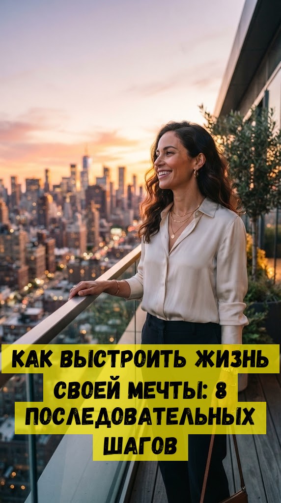 Как выстроить жизнь своей мечты: 8 последовательных шагов