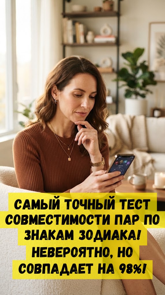 САМЫЙ ТОЧНЫЙ ТЕСТ СОВМЕСТИМОСТИ ПАР ПО ЗНАКАМ ЗОДИАКА! НЕВЕРОЯТНО, НО СОВПАДАЕТ НА 98%! САМЫЙ ТОЧНЫЙ ТЕСТ СОВМЕСТИМОСТИ ПАР ПО ЗНАКАМ ЗОДИАКА! НЕВЕРОЯТНО, НО СОВПАДАЕТ НА 98%!