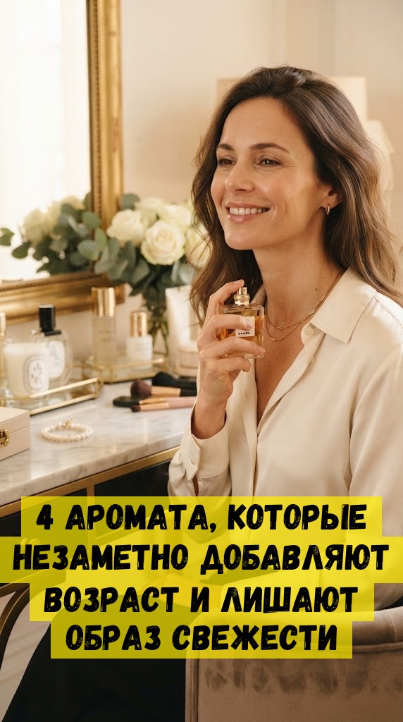 4 аромата, которые незаметно добавляют возраст и лишают образ свежести