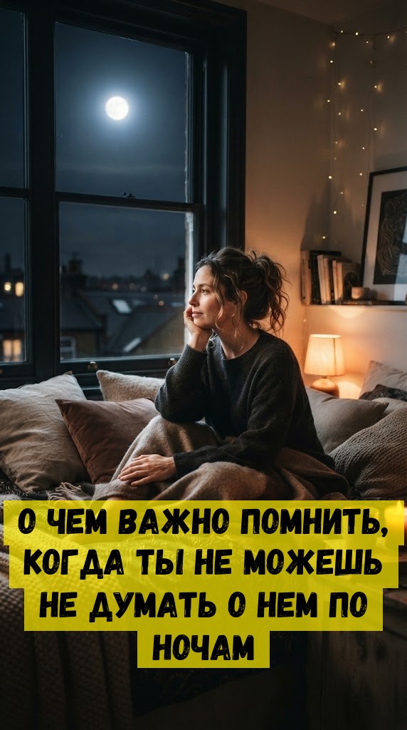 О чем важно помнить, когда ты не можешь не думать о нем по ночам О чем важно помнить, когда ты не можешь не думать о нем по ночам