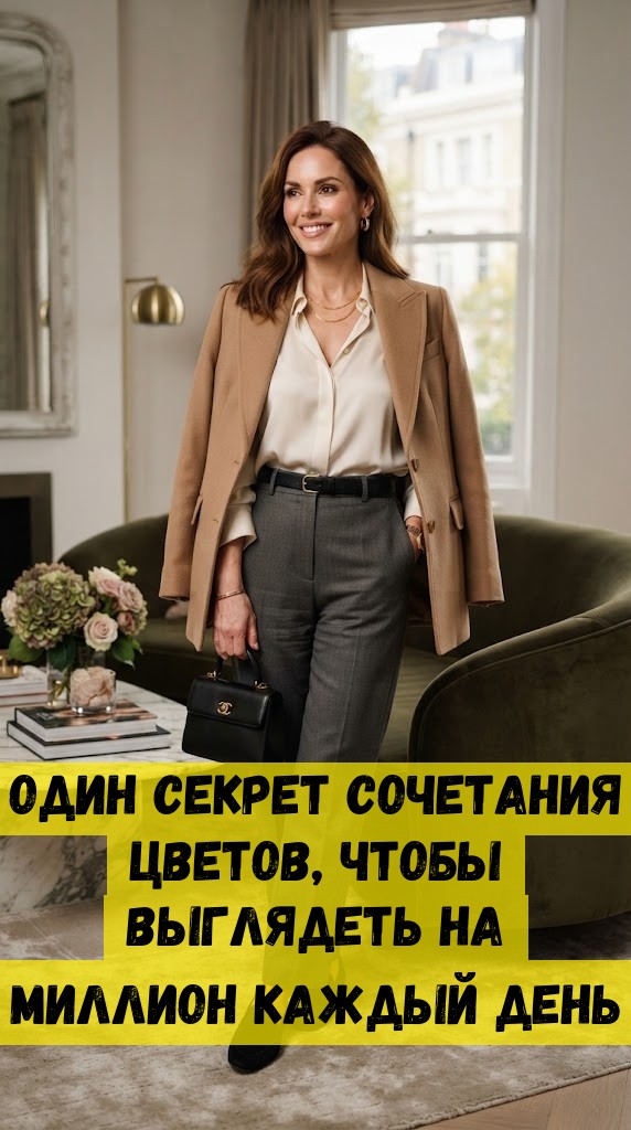 Один секрет сочетания цветов, чтобы выглядеть на миллион каждый день