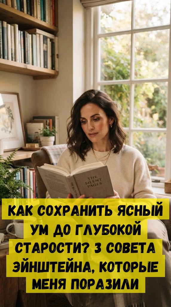 Как сохранить ясный ум до глубокой старости? 3 совета Эйнштейна, которые меня поразили