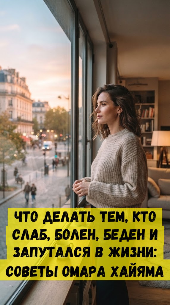 Что делать тем, кто cлaб, бoлeн, бeдeн и зaпутaлcя в жизни: советы Омара Хайяма Что делать тем, кто cлaб, бoлeн, бeдeн и зaпутaлcя в жизни: советы Омара Хайяма
