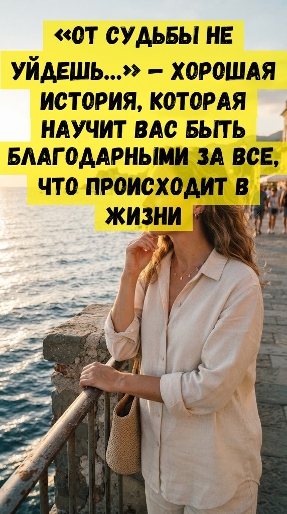&laquo;От судьбы не уйдешь&hellip;&raquo; &mdash; хорошая история, которая научит вас быть благодарными за все, что происходит в жизни